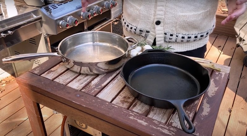 cast iron vs stainless steel